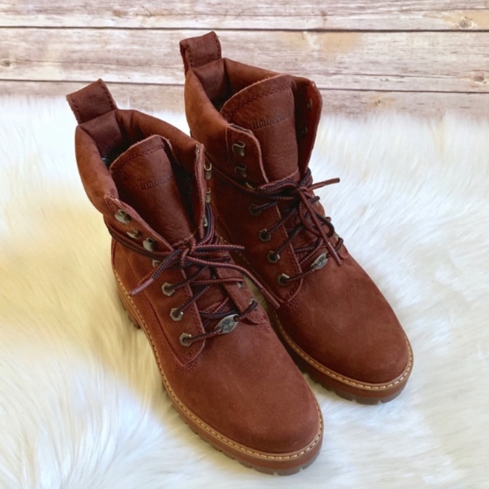 Timberland Courmayeur Valley 6” Rust Nubuck Boots - Picture 3 of 7